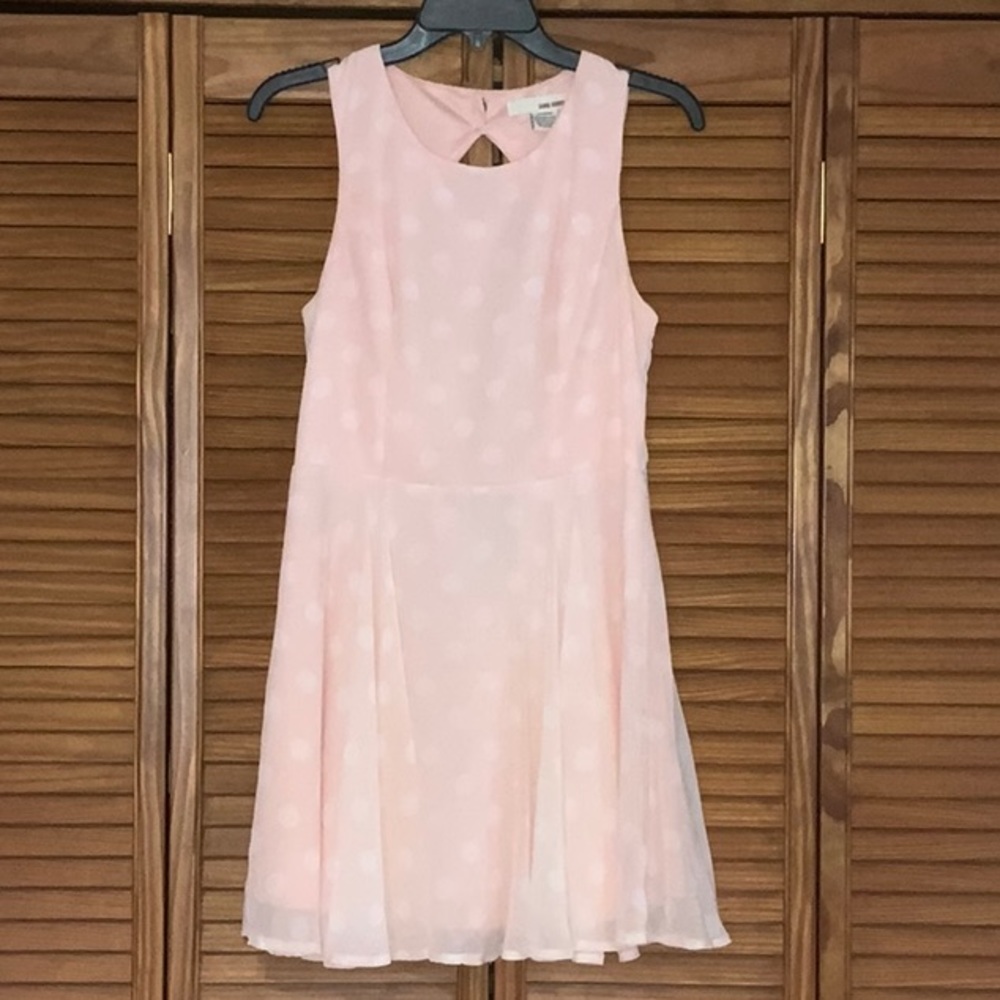 SANS SOUCI Pink Polka Dot Dress